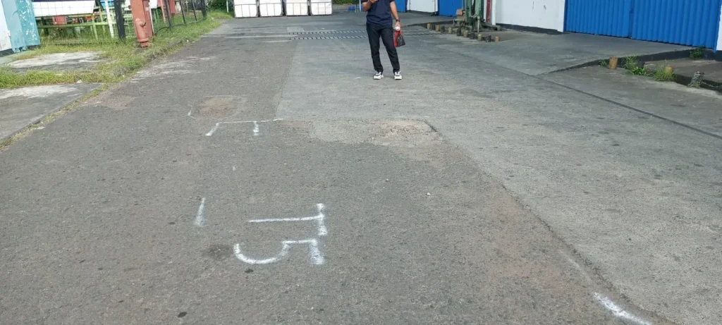 Pengaspalan di Kalideres